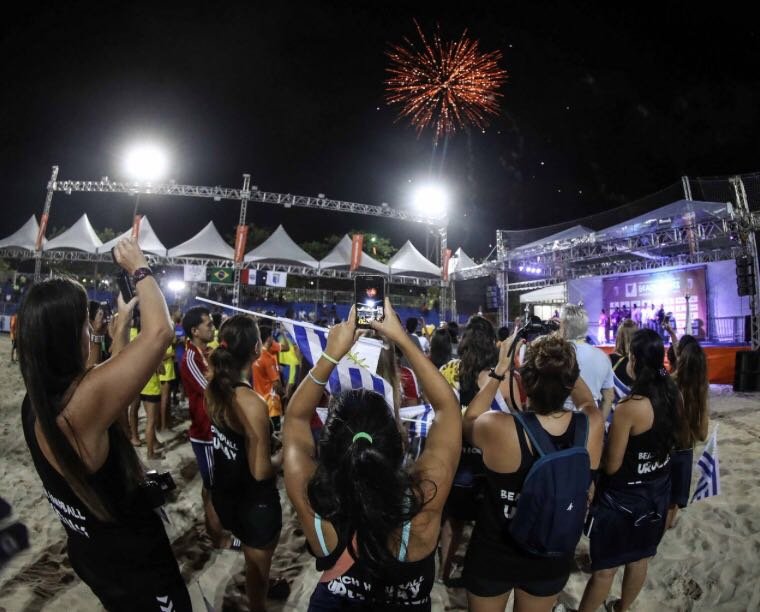 Lee más sobre el artículo Comenzó la competencia en los Beach Games de Maceió