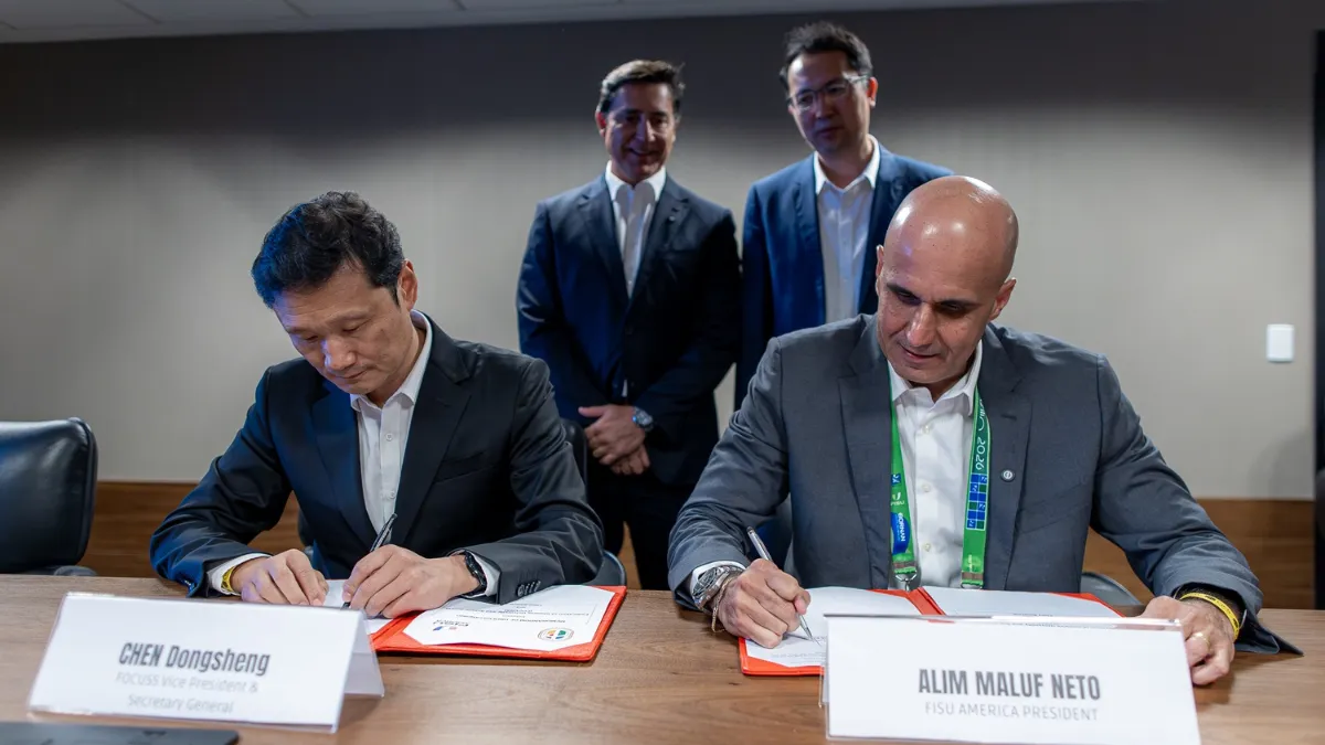FISU America firma una alianza histórica con la Federación China de Deportes Universitarios y Escolares (FOCUSS)