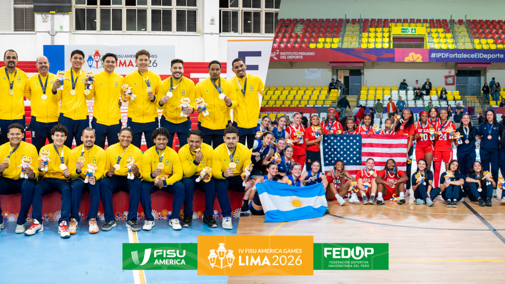 Baloncesto y balonmano coronan a sus campeones en el séptimo día de los IV FISU AMERICA Games Lima 2026
